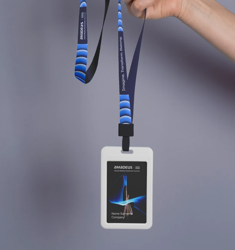 Summit lanyard and badge