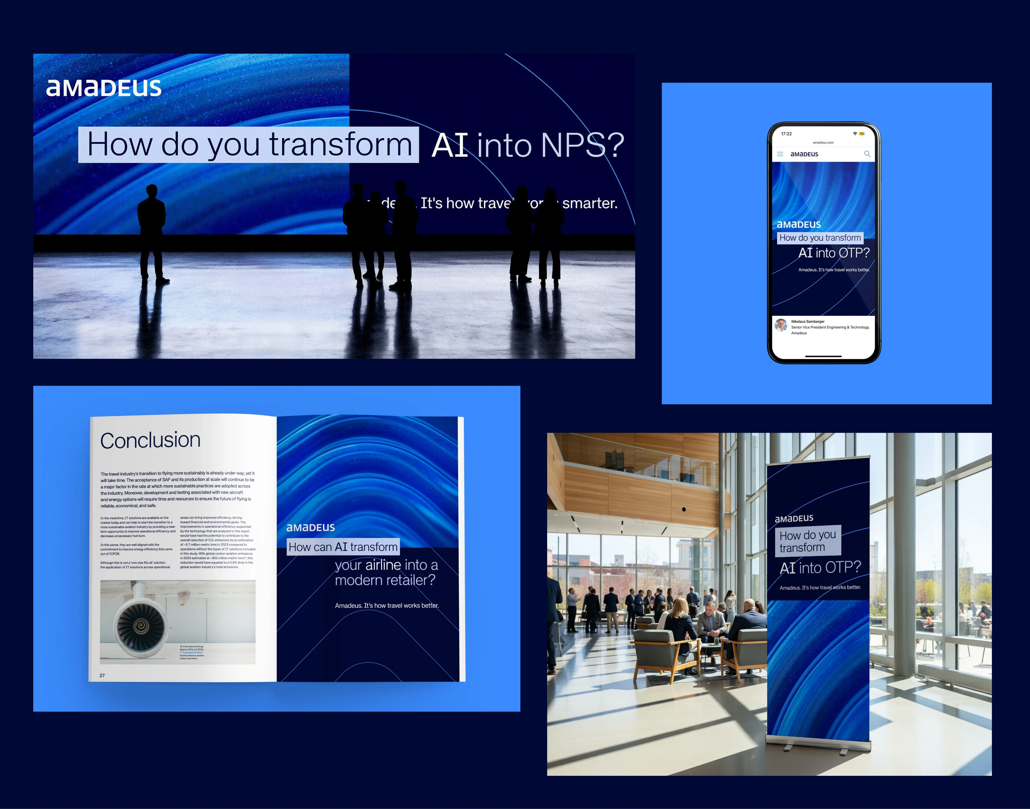 Amadeus AI wave branding applications
