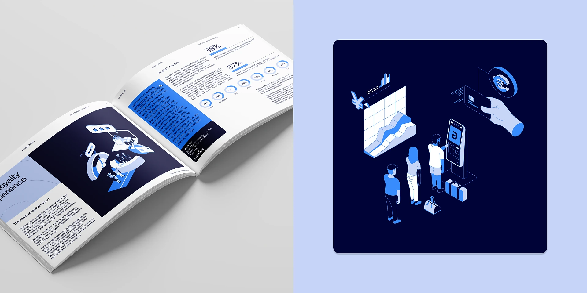 Transforming Travel report spread