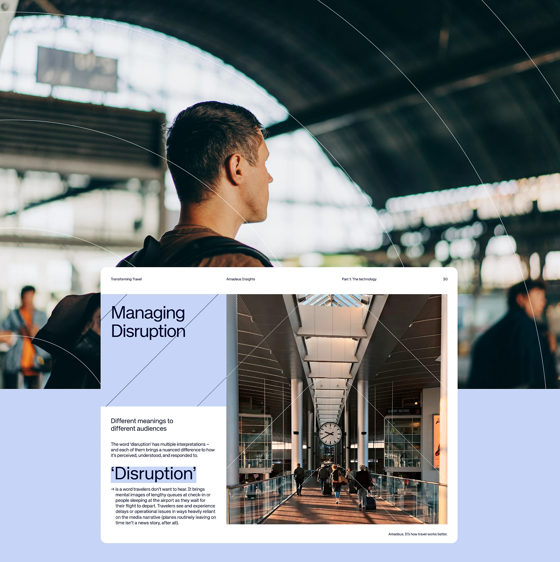 Transforming Travel report spreads