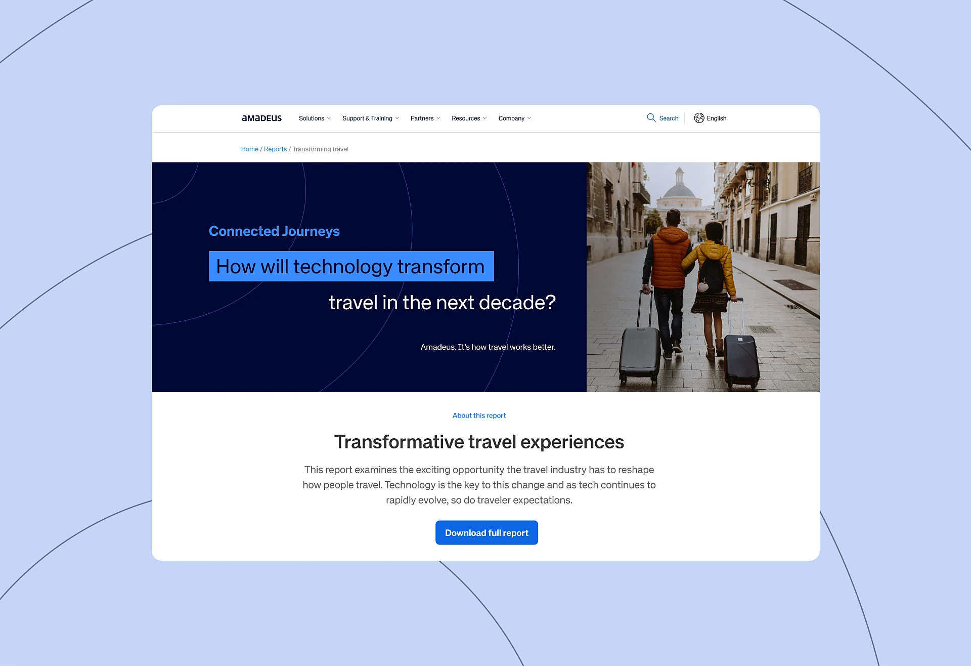 Connected Journeys website hero