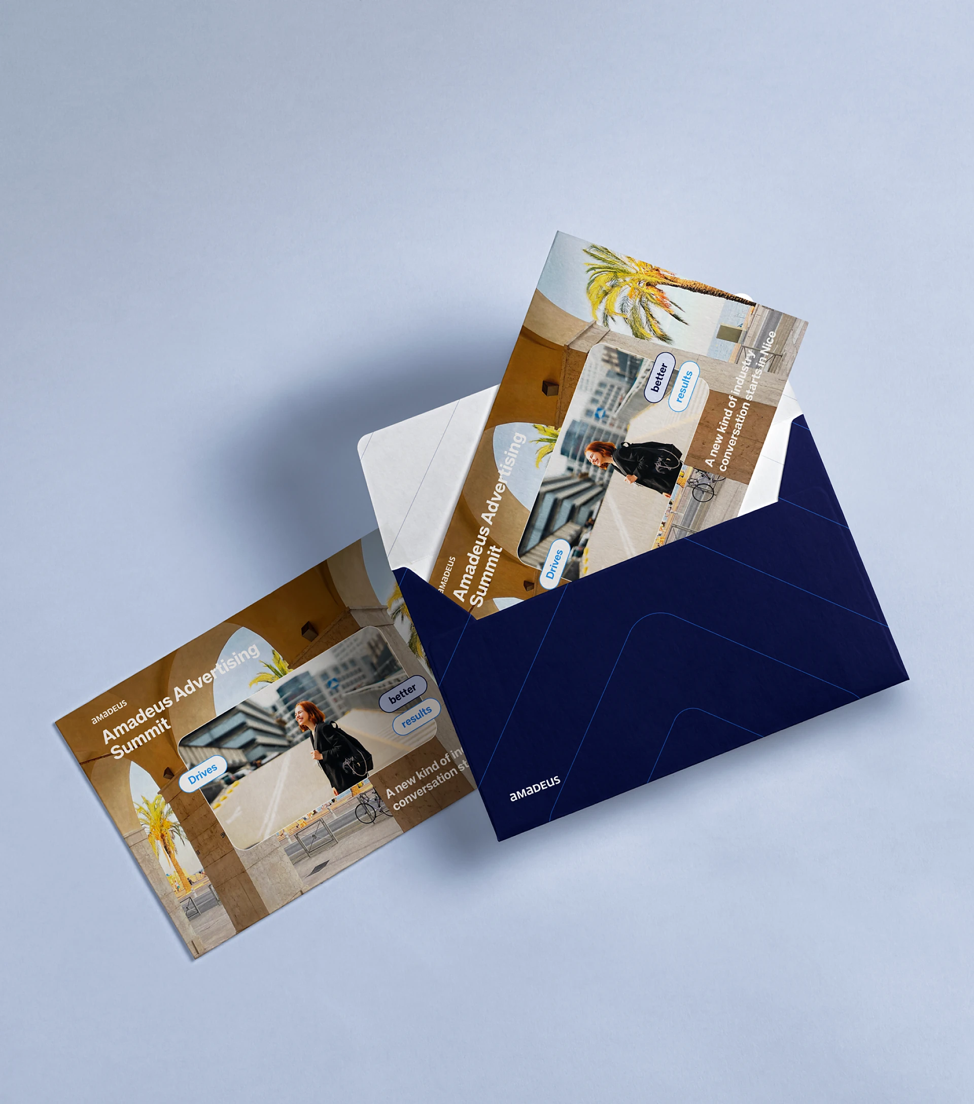 Printed summit invitation cards