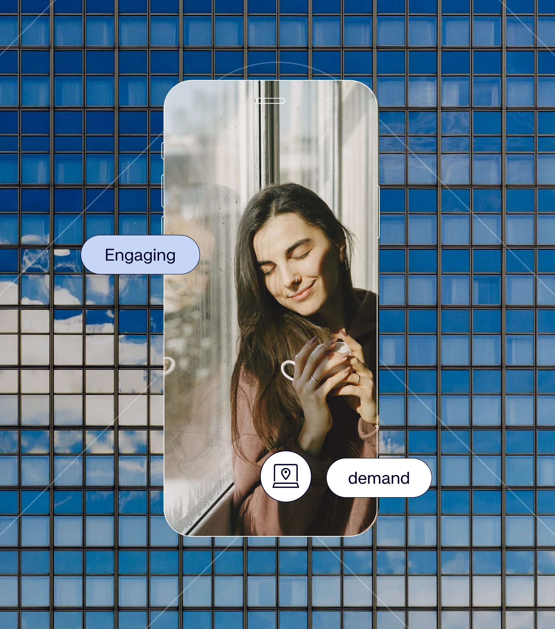 Summit invitation on a phone