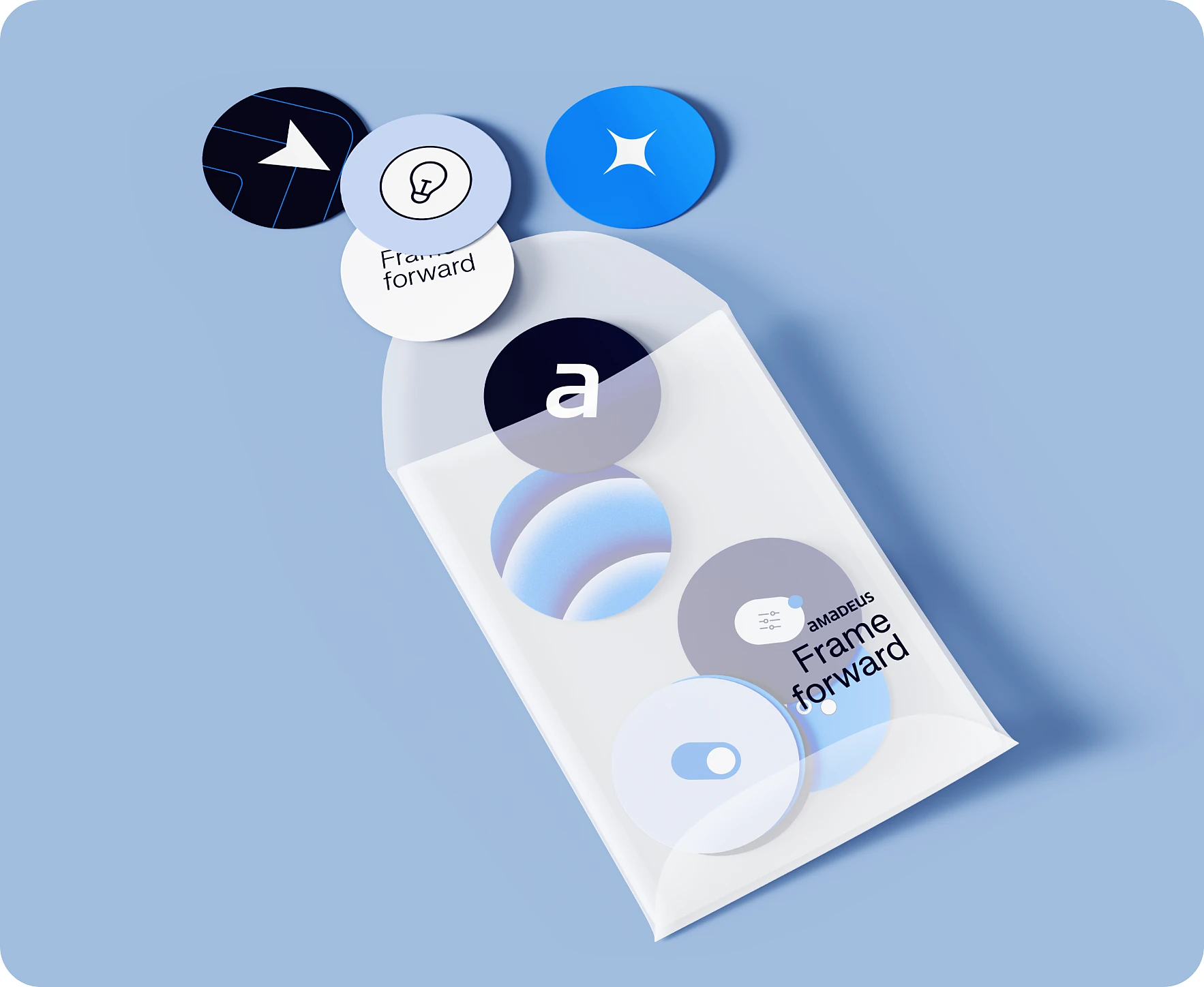 Frame Forward sticker sheet