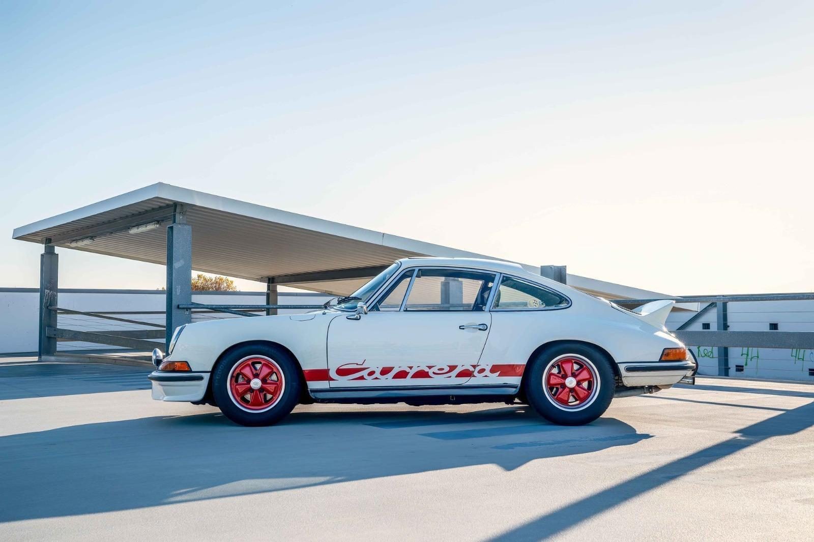 Classic Porsche on the road