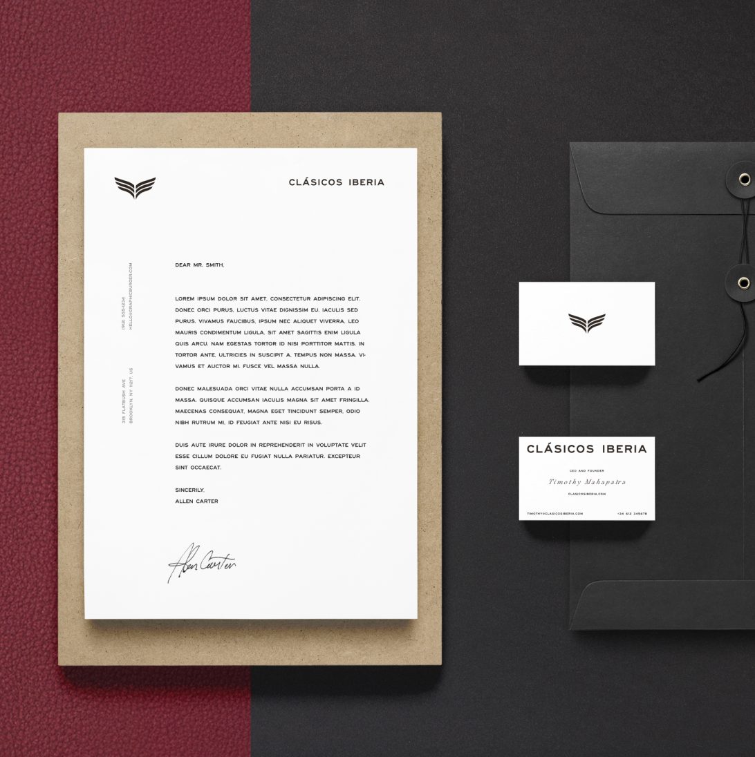 Clásicos Iberia stationery