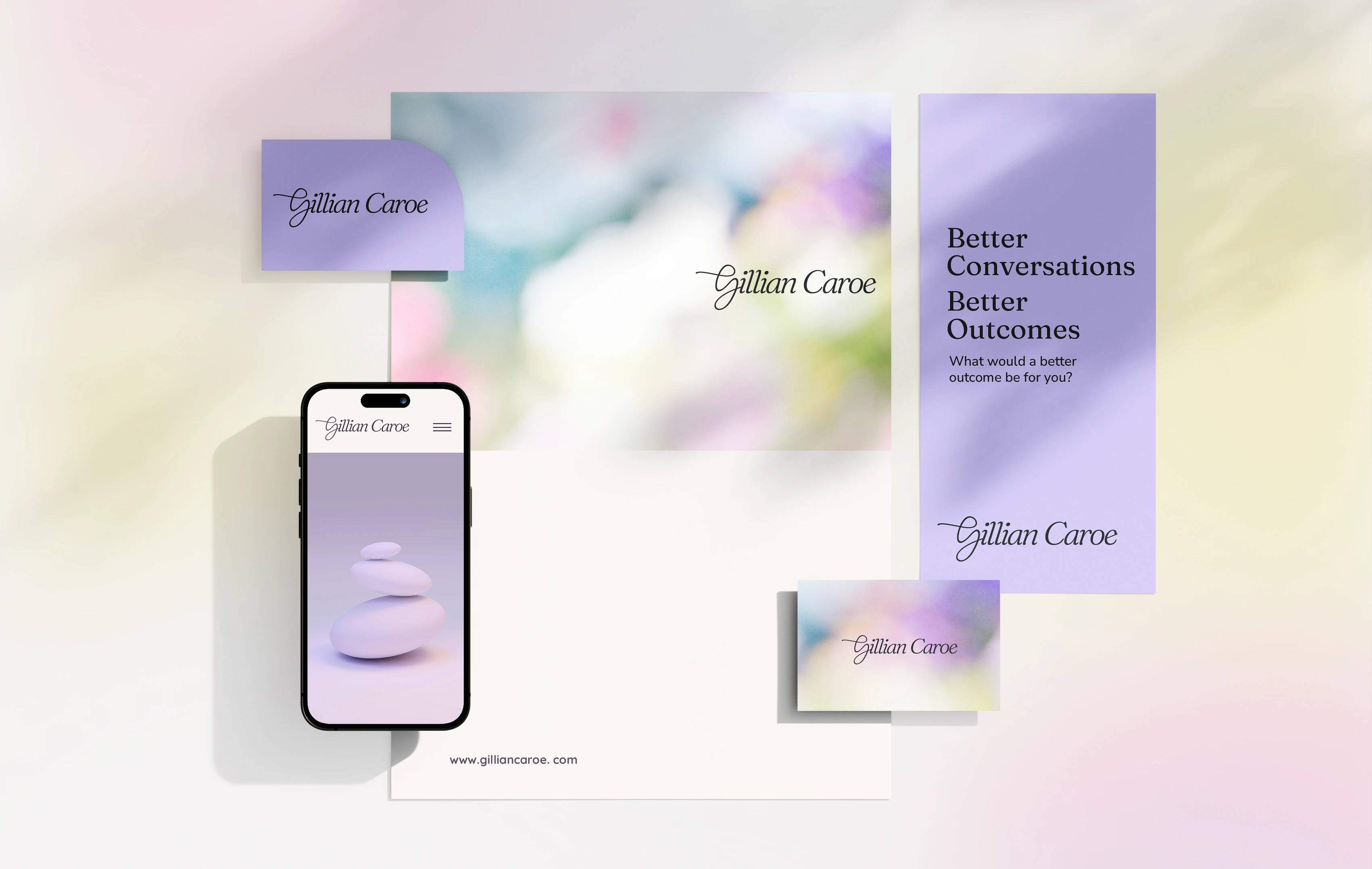 Gillian Caroe stationery suite