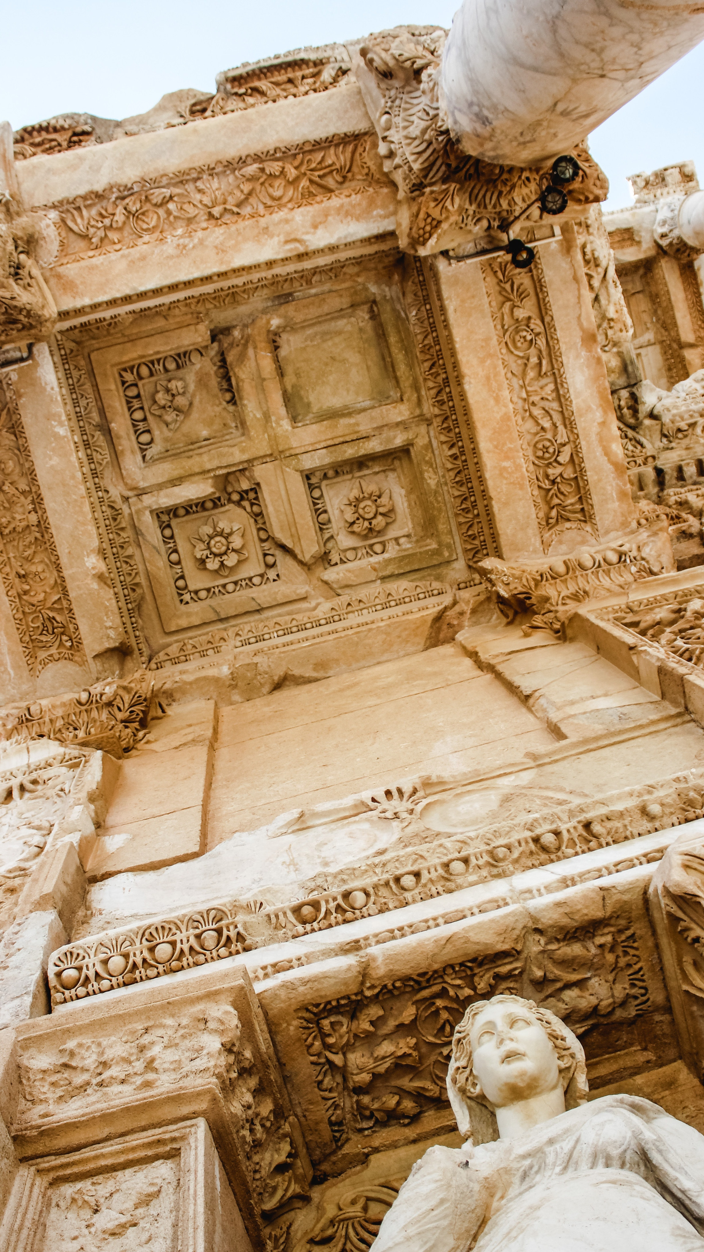 Ancient beige stone texture