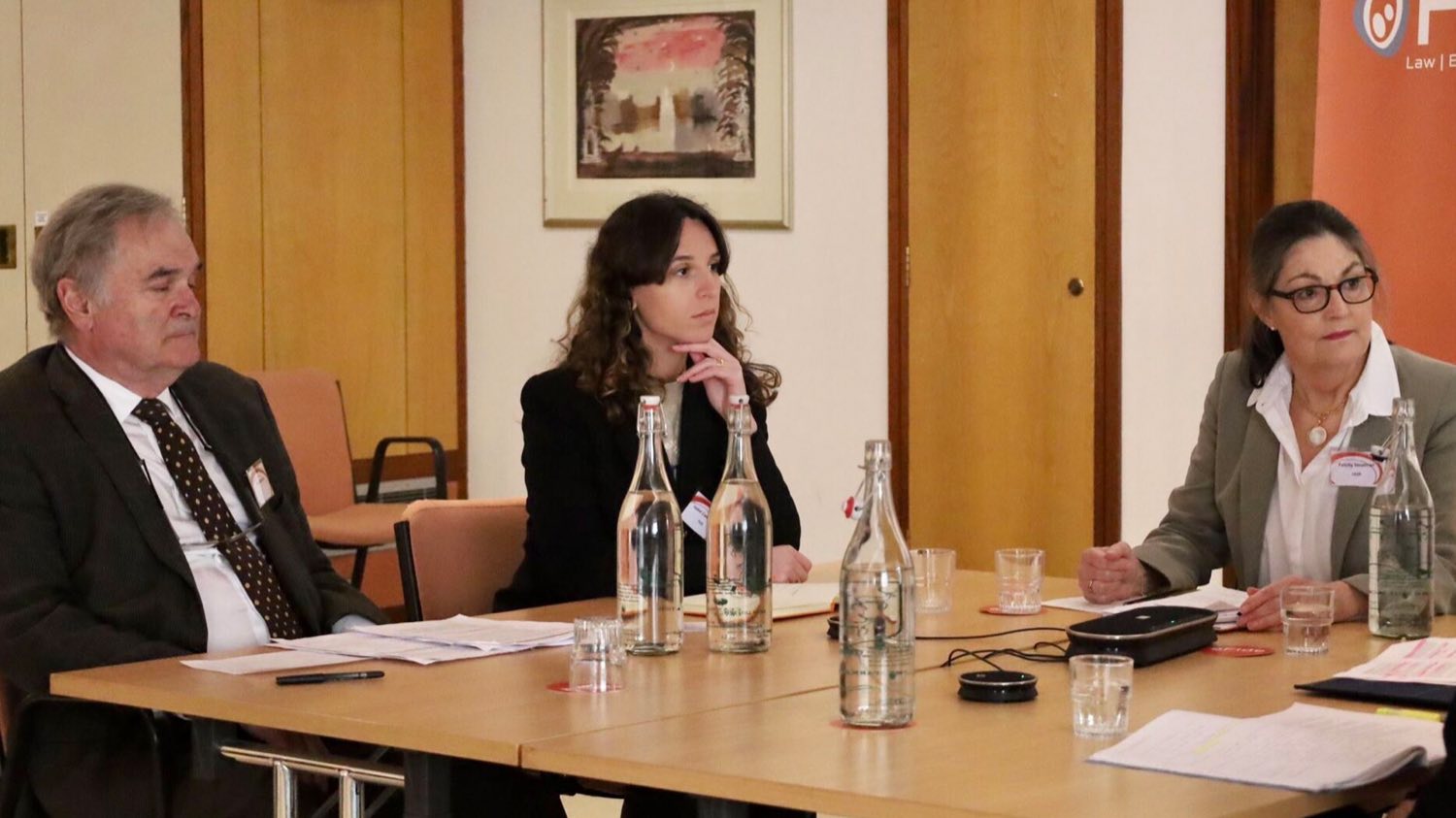 Presenting to a client across the table