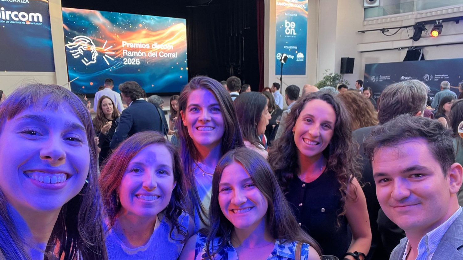The team at the Dircom awards