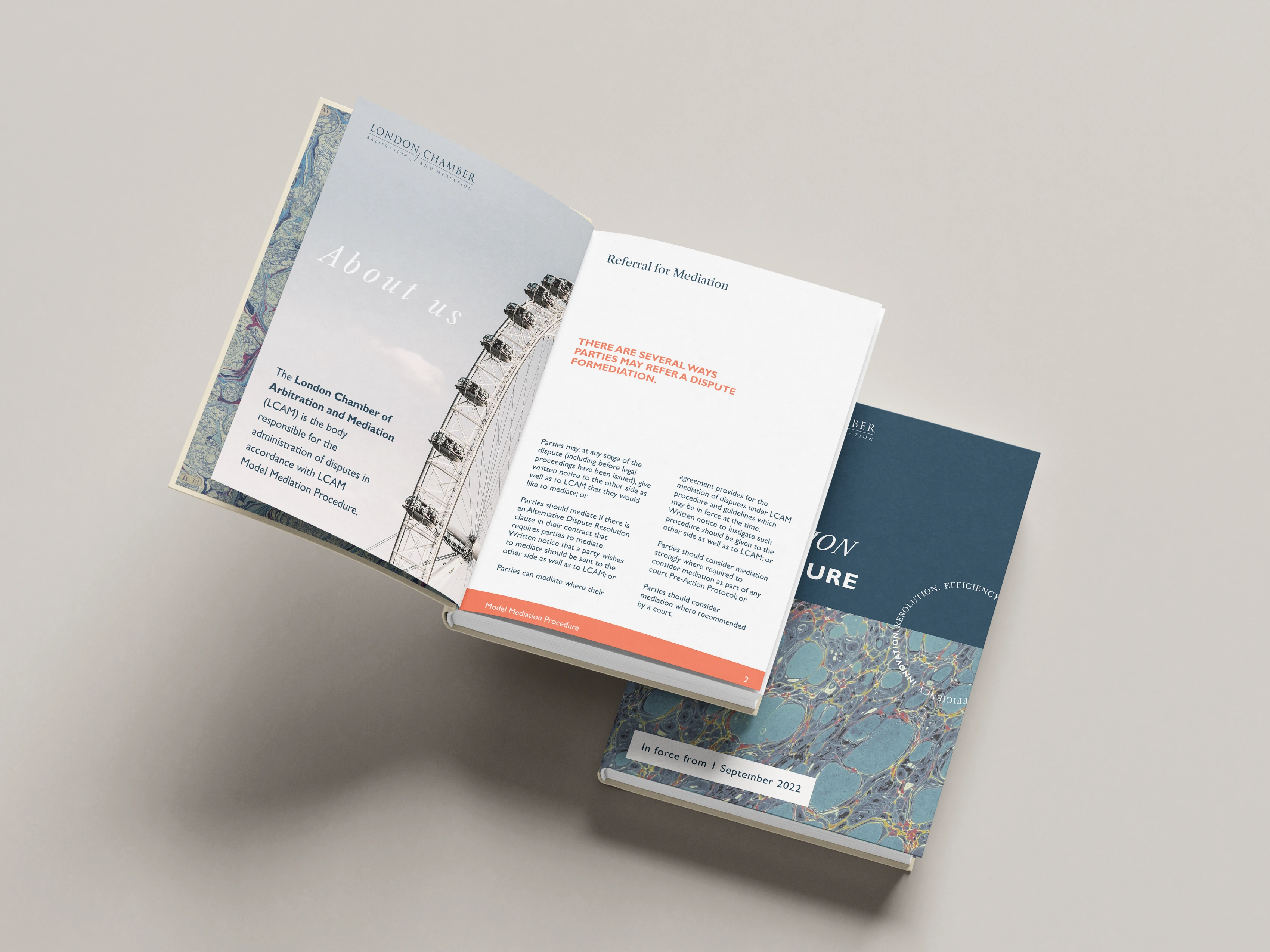 LCAM rules book mockup
