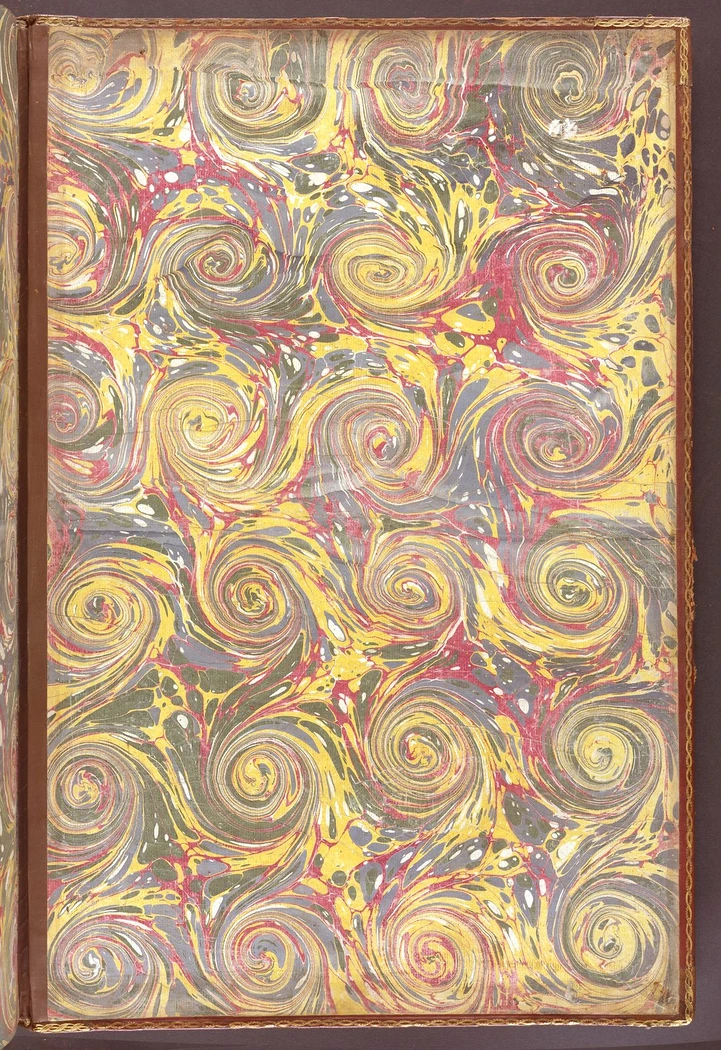 Marbled paper swatch