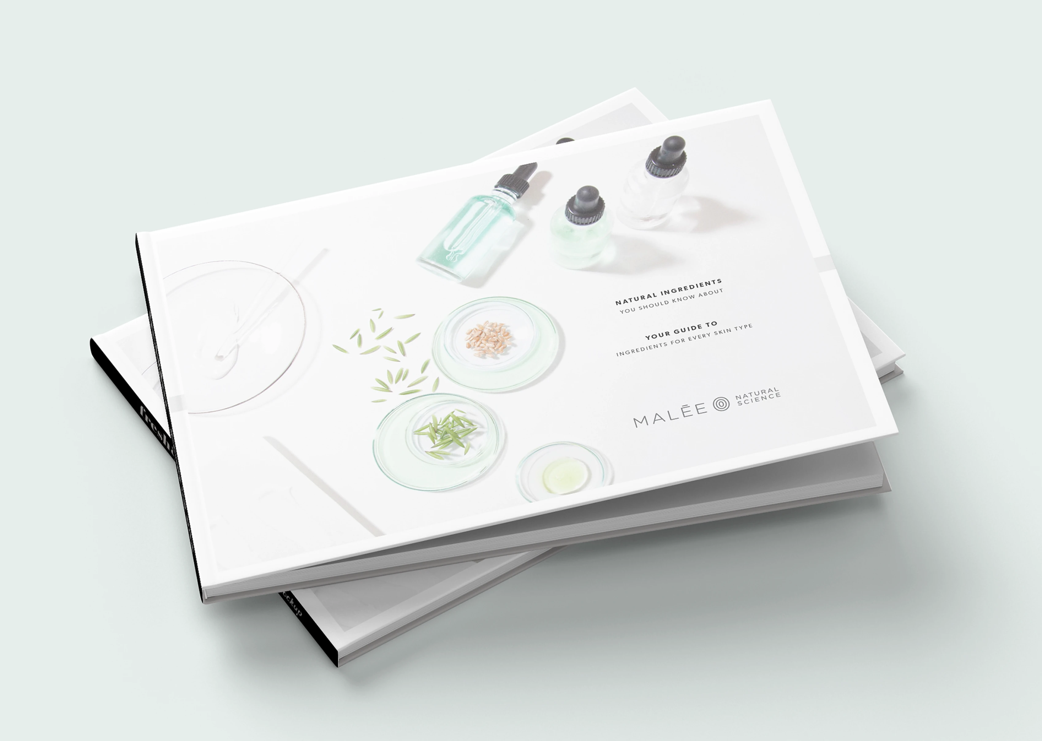 Malée press book mockup