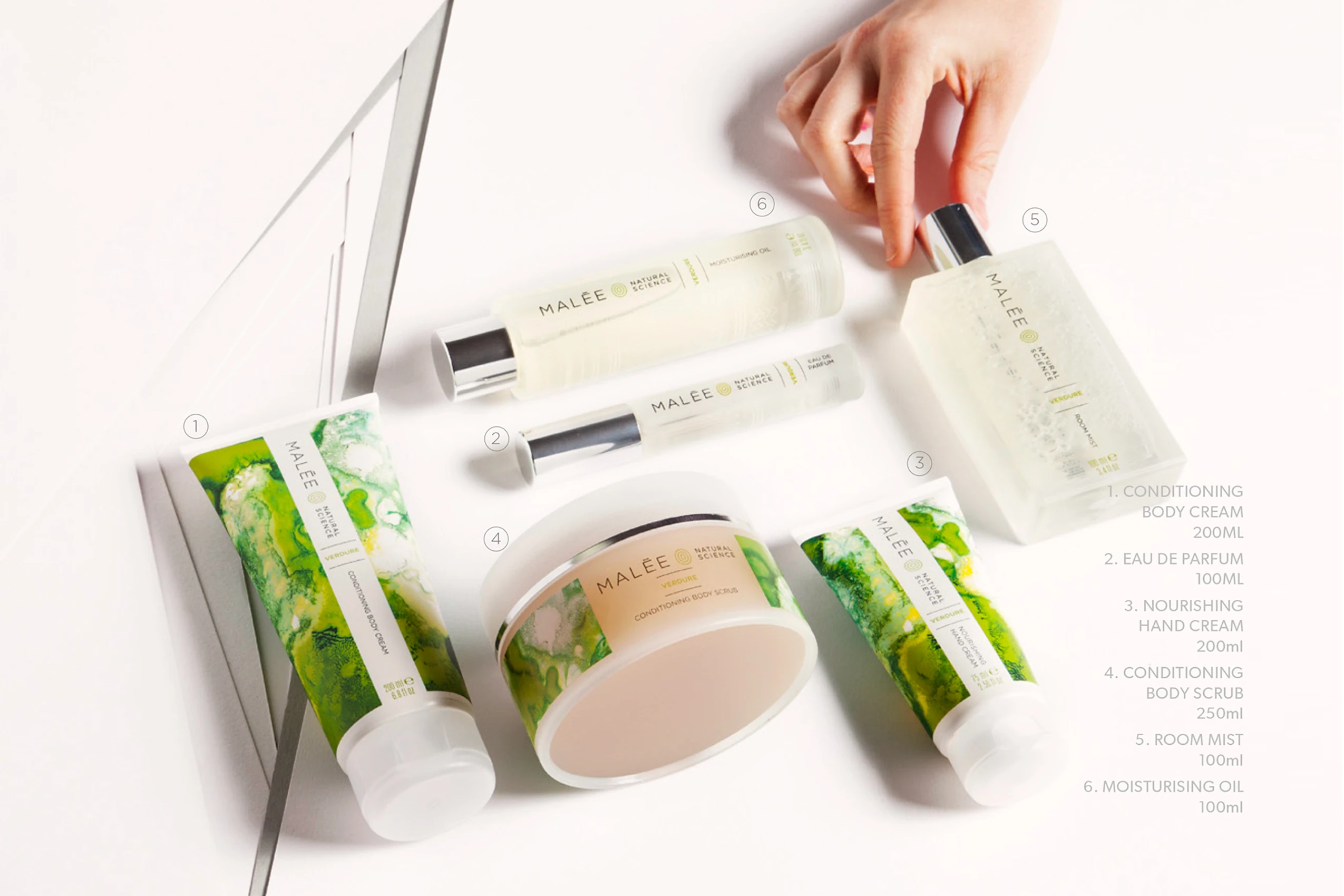 Malée Natural Science packaging