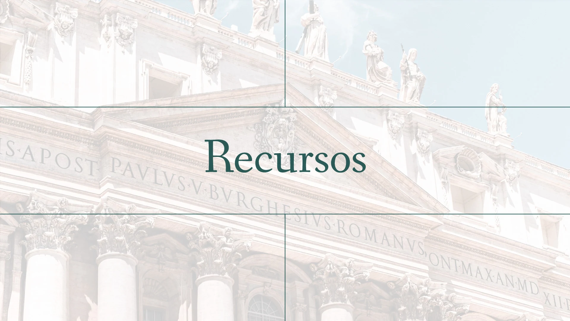 Recursos section cover