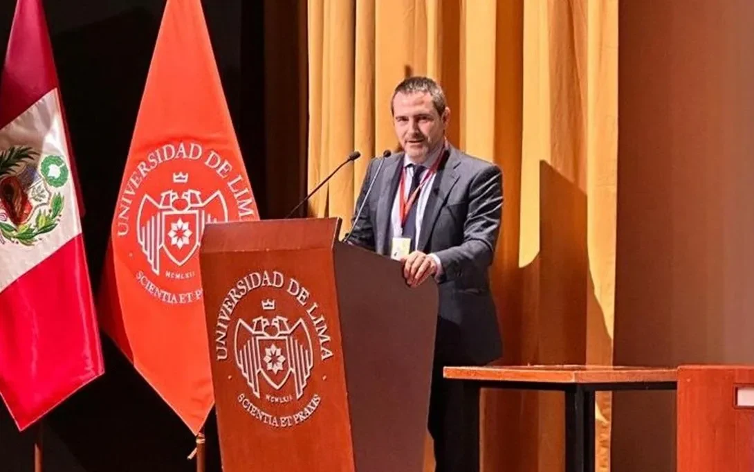 Speaking at a conference in Lima