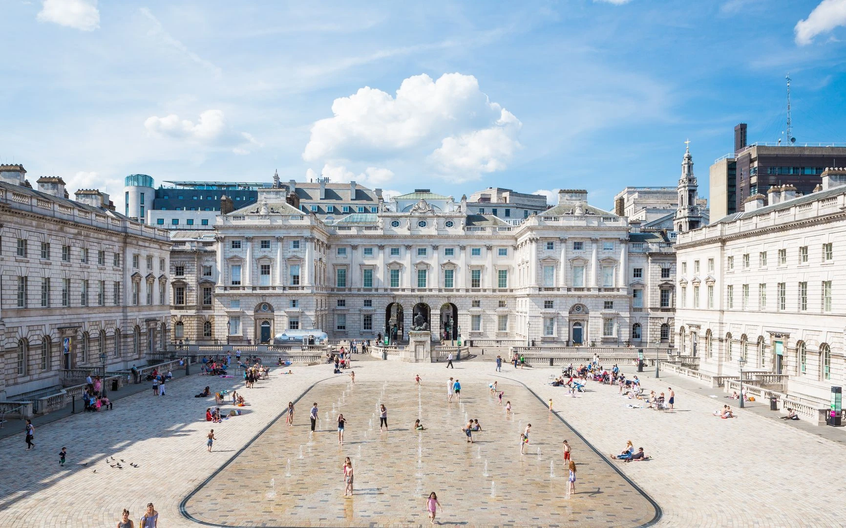 Somerset House fountains