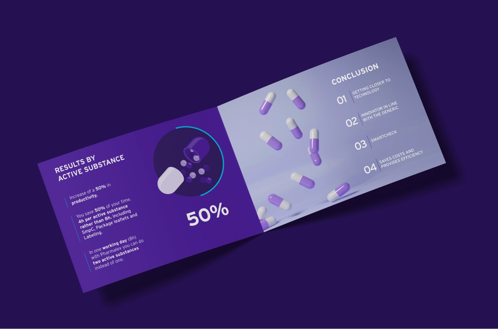 PharmaLex brochure spread