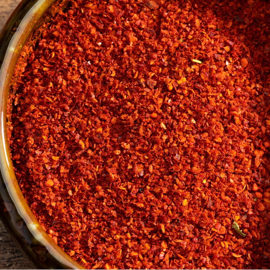 Bowl of dried chillies