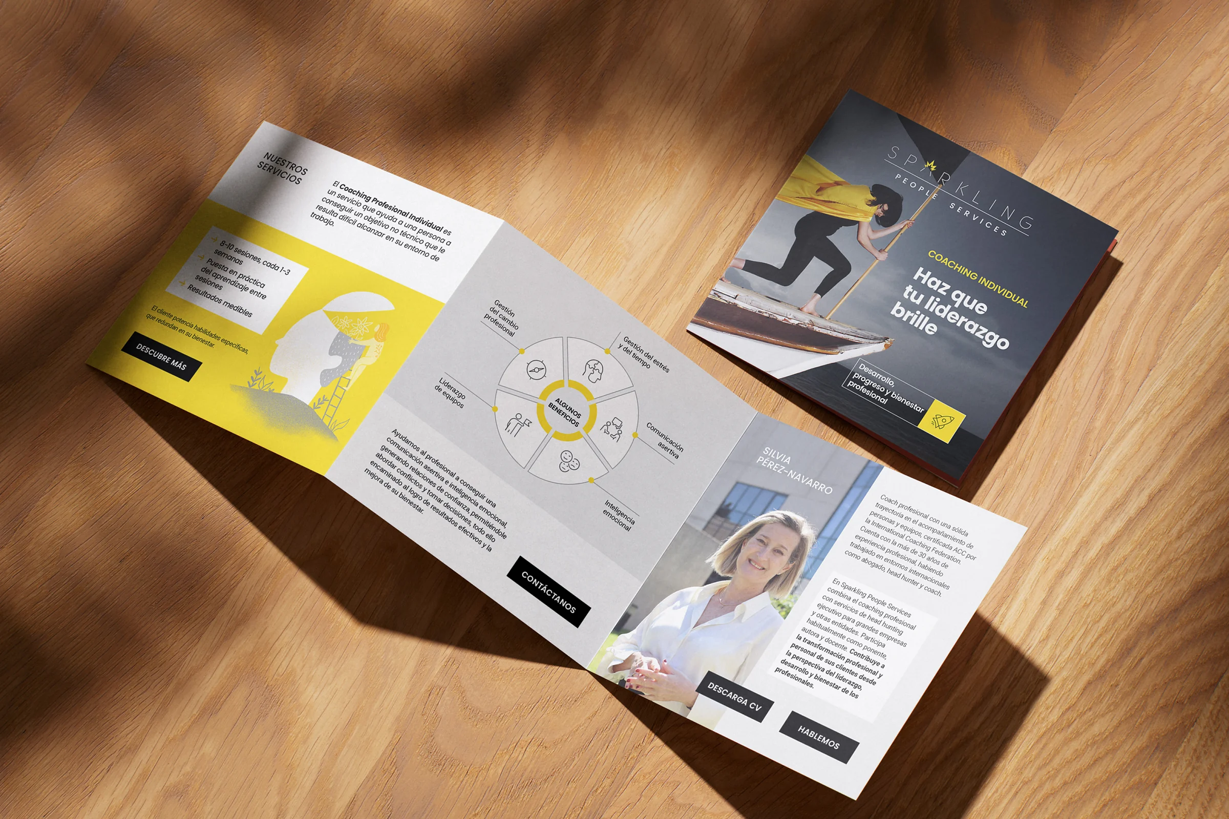 Sparkling People brochure spread