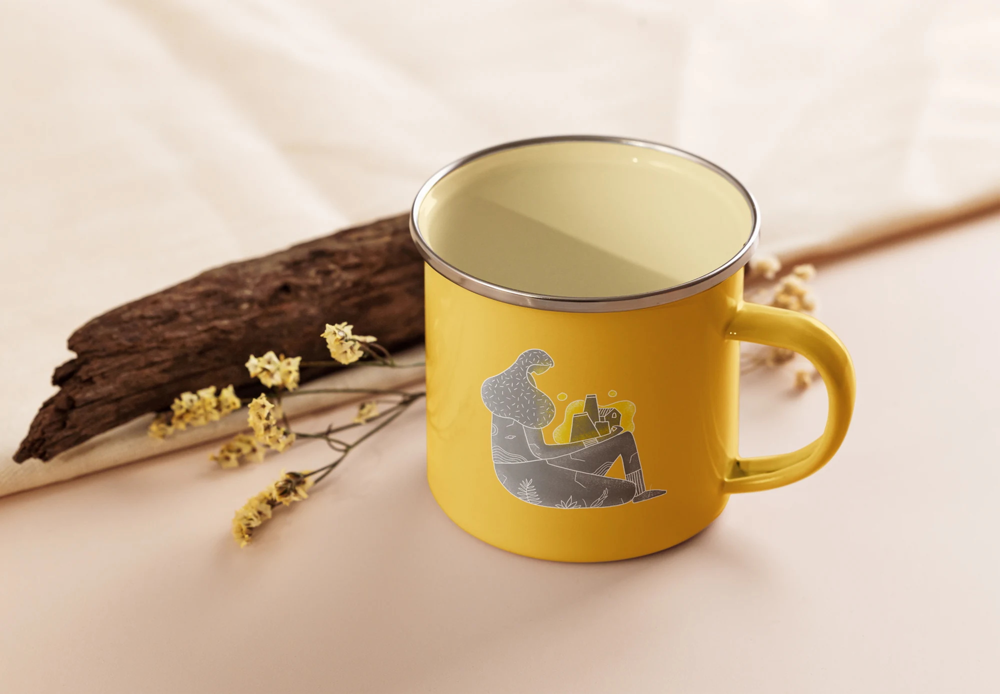 Sparkling People branded mug