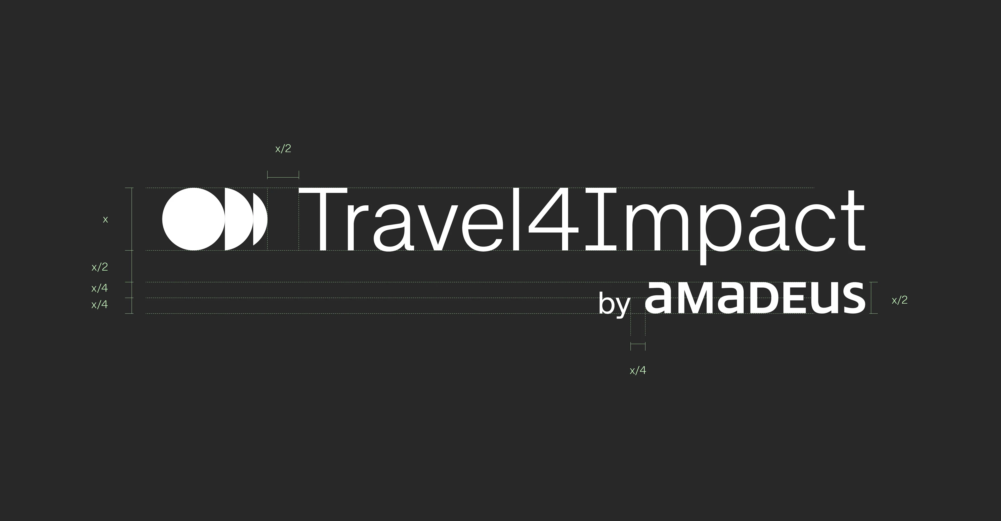 Travel4Impact logo construction guides