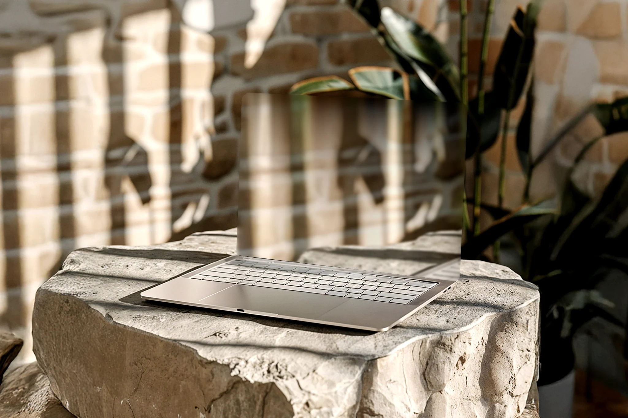 UN Tourism report on a laptop