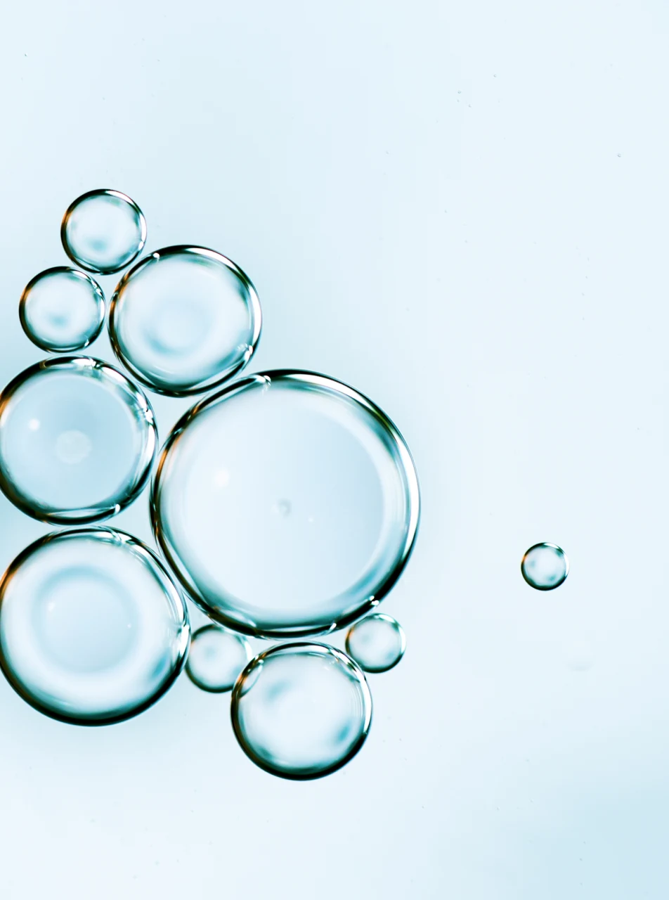 Glass bubbles artwork